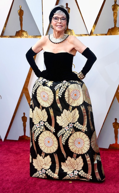 Rita Moreno, 2018 Oscars, Red Carpet Fashions